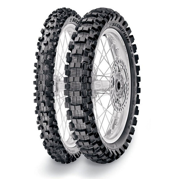 Мотошина задняя (rear) 110/100 R18 Pirelli Scorpion XC Mid Soft 64M TT NHS 2023