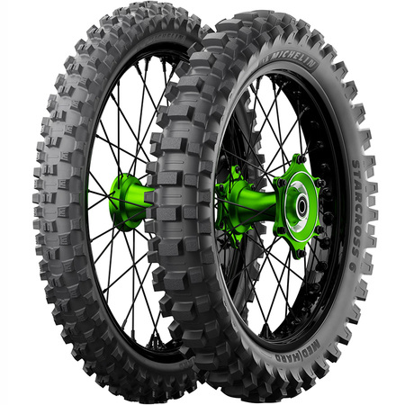 Мотошина задняя (rear) 100/90 R19 Michelin STARCROSS 6 MEDIUM HARD 57M TT NHS