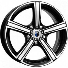 Диск R16 5x114,3 6,5J ET45 d64,1 K&K Спринт-оригинал алмаз черный (КС486)