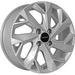 R14 4x100 5,5J ET35 D58,5 Khomen KHW1402 (Lada Granta) F-Silver