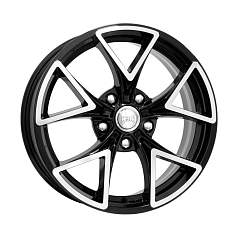 Диск R16 5x112 6,5J ET45 D66,6 K&K Сочи алмаз черный (КС438)