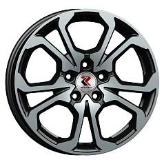 Диск R17 5x114,3 6,5J ET49 D67,1 RepliKey Creta (R242 ) BK/FP
