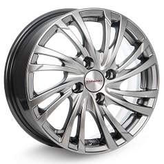 Диск R15 4x100 6J ET46 D54,1 Rapid Мейола-оригинал (КС643) Дарк платинум