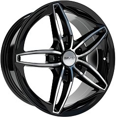 Диск R17 5x114,3 7J ET40 D66,1 Скад Турин алмаз