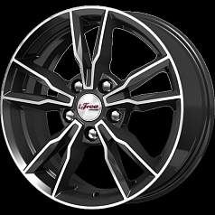 Диск R16 5x114,3 6,5J ET50 D67,1 iFree Икигай Блэк-Джек