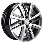 R16 4x100 6J ET37 D60,1 Khomen KHW1609 (16_Stepway) Gray-FP