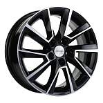 R16 5x100 6J ET45 D54,1 Khomen KHW1604 ( 16_ZV Yaris) Black-FP