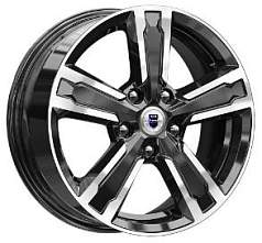 Диск R16 5x110 6,5J ET51 D67,1 K&K Палермо (КС998) алмаз чёрный