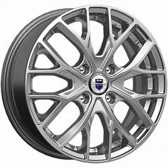 Диск R16 4x100 6J ET41 D60,1 Rapid Лилиом-ориг, (КС891) дарк платинум