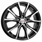R17 5x120 7,5J ET32 D72,6 K&K Твист-оригинал (КС697) алмаз черный 