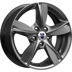 Диск R16 5x114,3 6,5J ET45 D67,1 К&К Кинезис (КС679) Дарк платинум