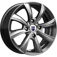 Диск R15 4x100 6J ET37 D60,1 Rapid Блюз-оригинал КС-611 дарк платинум
