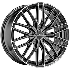 Диск R20 5x112 9,5J ET50 D75 OZ Gran Turismo HLT Star Graphite Diamond Lip d-L