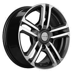 Диск R16 5x139,7 6,5J ET40 D98,5 Khomen KHW1602 (Lada Niva 4x4) Gray-FP