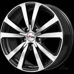 Диск R17 5x112 7J ET35 66,6 iFree Бэнкс Блэк Джек