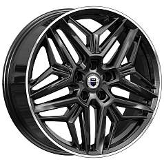Диск R19 5x114,3 7J ET40 D66,1 K&K Колумб (КС1038) алмаз чёрный