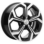 R16 5x108 6,5J ET50 D63,35 Khomen KHW1606 (ZV 16_Focus) Black-FP