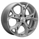 R17 5x114,3 7J ET37 D66,5 Khomen KHW1702 (ZV 17_Haval Jolion) F-Silver