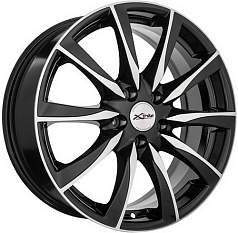 Диск R17 5x114,3 7J ET37 D66,6 X'trike X-120М BKM/FP