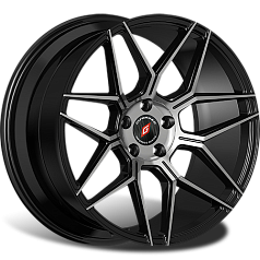 Диск R17 5x114,3 7,5J ET42 D67,1 Inforged IFG38 Black Machined лого IFG (MB+RED, 64 мм) 