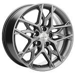 R17 5x114,3 7J ET43,5 D67,1 Khomen KHW1709 (ZV 17Hyundai Tucson IV/Kia Sportege V) Gray