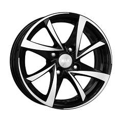 Диск R16 4x98 6,5J ET30 D67,1 K&K Игуана алмаз черный (КС558)
