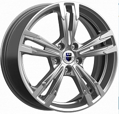 Диск R18 5x114,3 7J ET45 D66,1 К&К Karrera Light (КС935) дарк платинум брайт