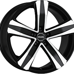 шина - euro-diski.ru Шины R17 5x114,3 7J ET42 D66,1 MAK Stone 5 Black Mirror