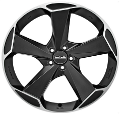 Диск R21 5x112 9J ET50 D79 OZ Aspen HLT Matt Black Diamond Cut d-XL