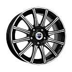 R13 4x100 5J ET35 D67,1 K&K Сиеста (КС477) алмаз черный