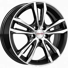 Диск R16 4x100 6J ET49 D54,1 Rapid Samara-оригинал (КС866) Алмаз-черный SK
