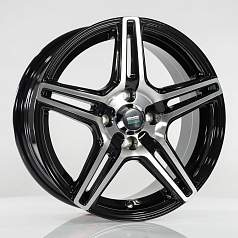 Диск R15 4x100 6,5J ET48 D54,1 Megami MGM-38 BKF