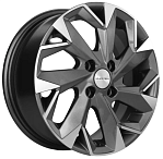 R14 4x100 5,5J ET35 D58,5 Khomen KHW1402 (Lada Granta) Gray-FP