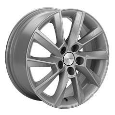 Диск R15 5x100 6J ET38 D57,1 Khomen KHW1507 (Skoda Rapid/Fabia) F-Silver