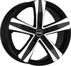 шина - euro-diski.ru Шины R15 5x118 6,5J ET65 D71,1 MAK Stone 5 Black Mirror