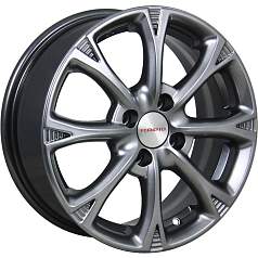 Диск R15 4x100 6J ET37 D60,1 K&K КС606 Блюз-оригинал дарк платинум