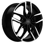 R17 5x114,3 6,5J ET40 D64,1 Khomen KHW1708 ( 17_ZV HAVAL F7x ) Black-FP
