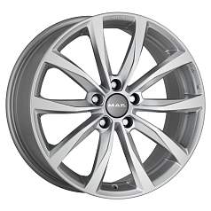 Диск R16 5x114,3 6,5J ET40 D76 MAK Wolf Silver
