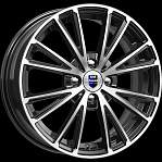 R16 4x100 6J ET45 D67,1 K&K Меандр (КС879-05) Алмаз чёрный 