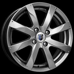 Диск R15 4x114,3 6J ET40 D67,1 К&К Джемини (КС617) дарк платинум