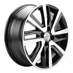 R16 4x100 6J ET37 D60,1 Khomen KHW1609 (16_Stepway) Black-FP