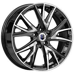 Диск R18 5x114,3 6,5J ET38 D67,1 K&K Кайлас (КС1054) алмаз чёрный