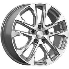 Диск R17 5x114,3 7J ET35 D67,1 Скад Атакор алмаз графит 