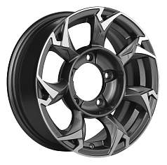 Диск R15 5x139,7 5,5J ET5 D108,1 Khomen KHW1505 (Suzuki Jimny) Gray-FP