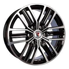 Диск R18 6x139,7 7,5J ET25 D106,1 RepliKey Prado (B218) BK/FP
