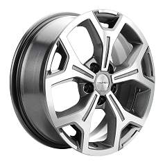 Диск R17 5x108 6,5J ET33 D60,1 Khomen KHW1710 (Tiggo 7 Pro) Gray-FP