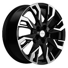 Диск R18 5x114,3 7J ET53 D54,1 Khomen KHW1809 (Geely Coolray) Black-FP