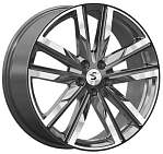 R20 5x114,3 8J ET45 D67,1 Скад Premium Series КР014 (20_CX-9) Diamond gloss graphite 