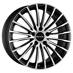 Диск R17 5x112 7,5J ET45 D66,6 MAK Starlight Ice Black
