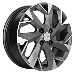 R15 4x100 6J ET39 D56,6 Khomen KHW1508 (Chevrolet Cobalt) Gray-FP
